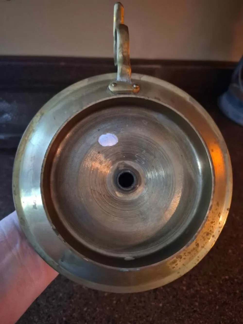Vintage Brass Chamberstick Candle Holder  8